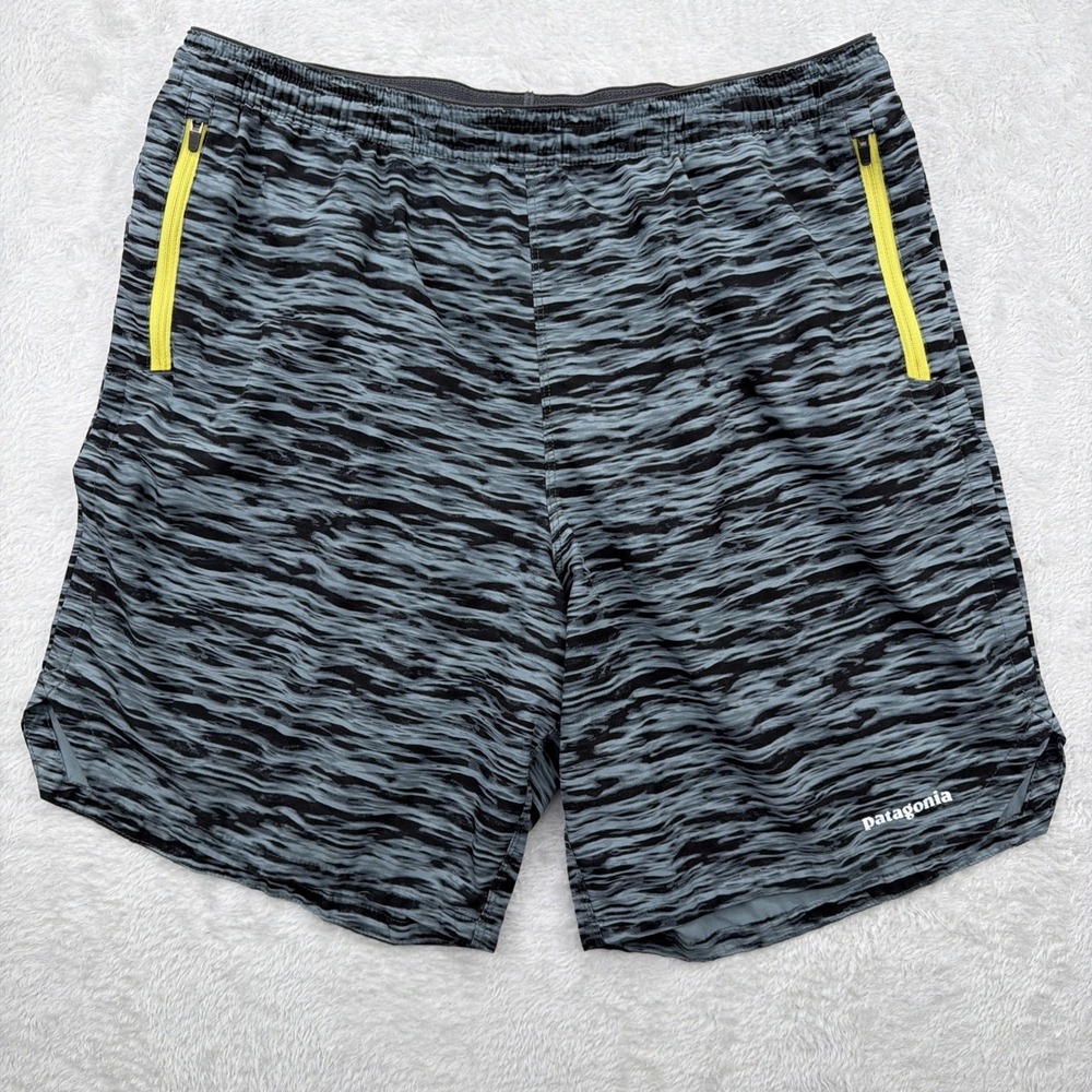 Patagonia Trout Fish Baggies Swim Board Shorts Mens Medium Water Camo Outdoor
